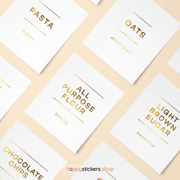 36 Labels • Glorich Minimalist Pantry for Kitchen Storage • Organization Labels - Picture 11 of 17